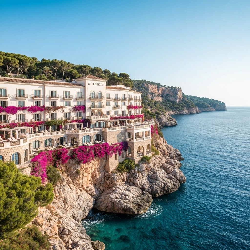 St Regis Mardavall Mallorca clifftop Mediterranean luxury resort